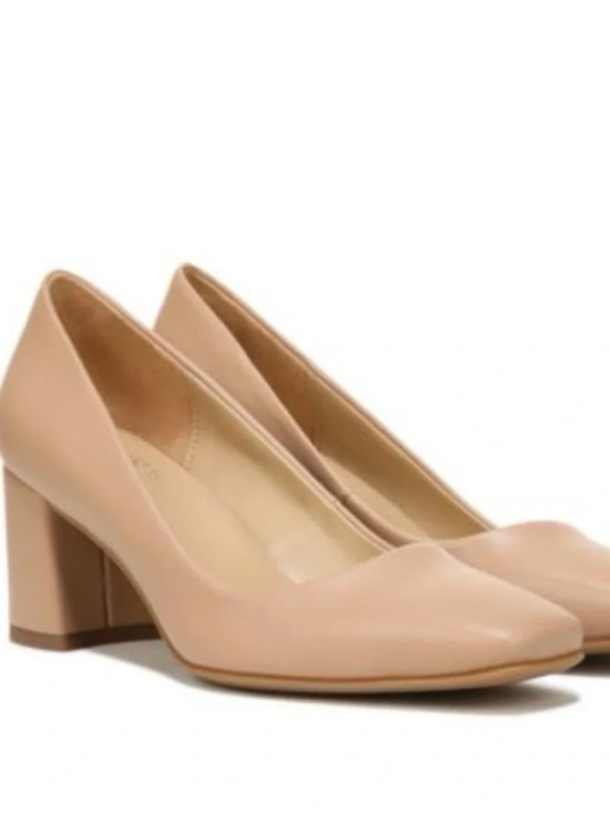 Naturalizer Shoes - Naturalizer Women's Warner Square Toe Block Heel Pump